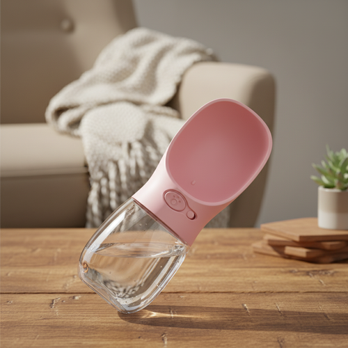 Botella rosa - lifestyle